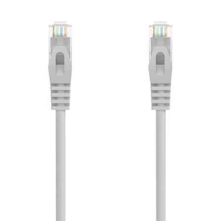 Cable de Red RJ45 AWG24 UTP Aisens A145-0553 Cat.6A/ LSZH/ 30cm/ Gris